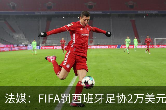 法媒：FIFA罚西班牙足协2万美元，下场FIFA赛部分空场